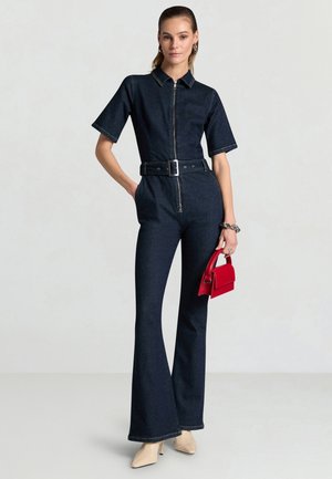 TINTA UNITA - Combinaison - blu denim scuro