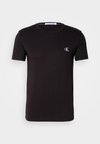 ESSENTIAL SLIM TEE - Pamata T-krekls - black