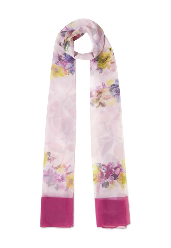 FLORAL SHAWL  WITH LOGO - Schal