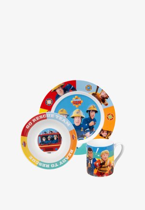 Fireman Sam FEUERWEHRMANN FRÜHSTÜCKSSET - Kinder Geschirrset - mehrfarbig
