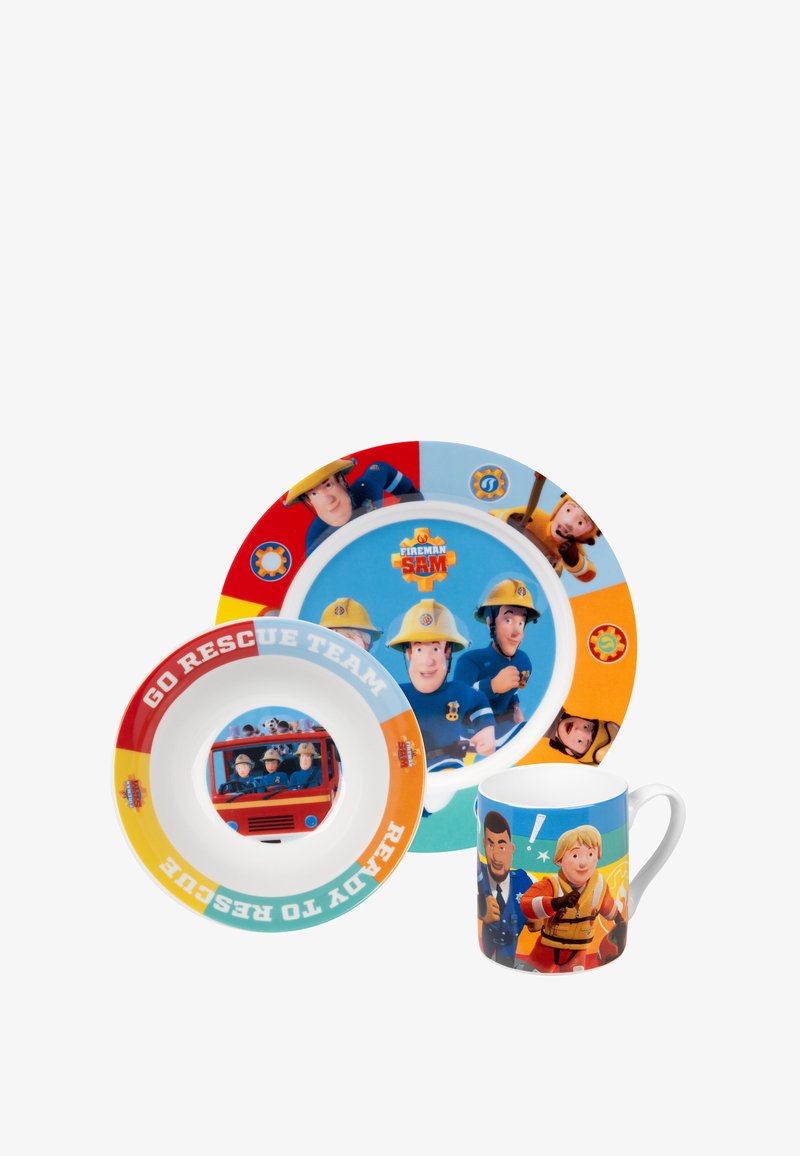 Fireman Sam FEUERWEHRMANN FRÜHSTÜCKSSET - Servizio da tavola per bambini - mehrfarbig