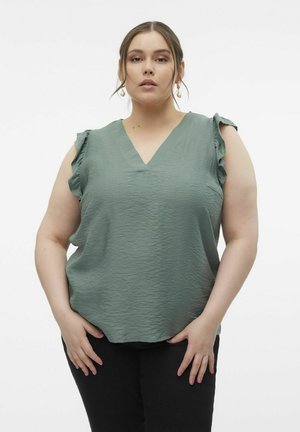 Vero Moda Curve CURVE VMCNATJA - Camicetta - laurel wreath