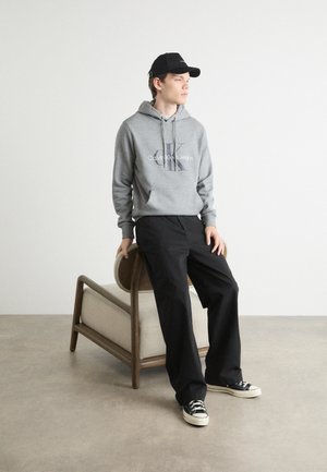 SEASONAL MONOLOGO REGULAR HOODIE - Sweatshirt - grey heather