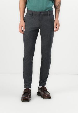 ONSMARK SLIM CHECK PANT - Chino - night sky