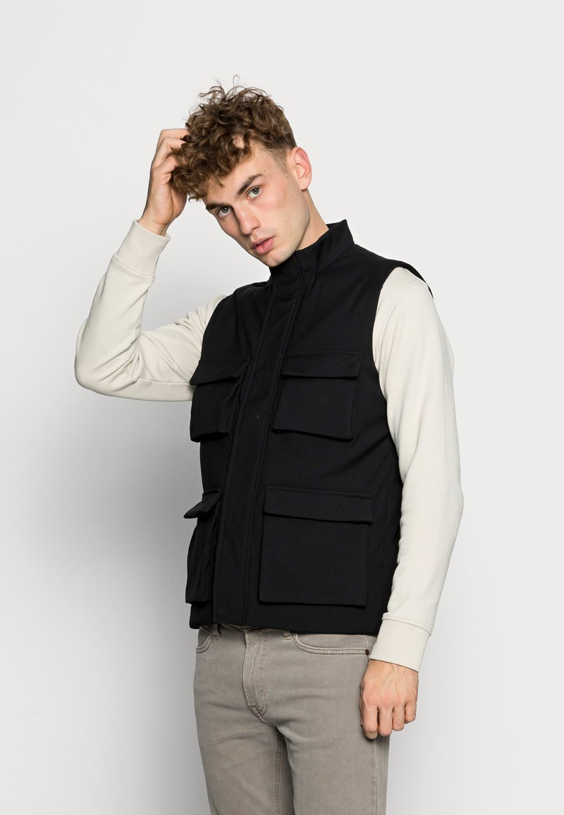 Gilet Costume Noir Homme Grande Taille 72 (6XL) - Marque LC, Acrylique, Neuf (vendeur)