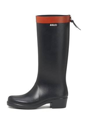 Aigle MALOUINE - Bottes en caoutchouc - marine/blanc/bleu marine