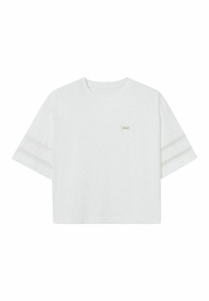 Claudie Pierlot TANIA - T-shirt imprimé - ecru