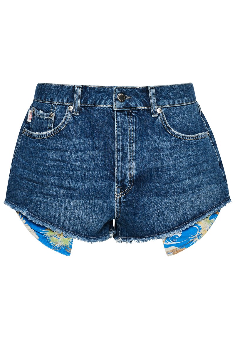 Superdry & Co Jeansshort blauw
