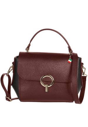 Sac à main - dunkelrot  schwarz