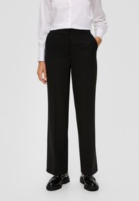 s.Oliver BLACK LABEL - REGULAR - Chino - schwarz Image miniature 1
