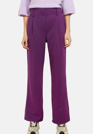 BELTED TAILORED  - Nohavice - purple
