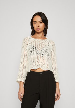 ONLY Petite ONLNOLA LIFE 3/4 - Maglione - cloud dancer