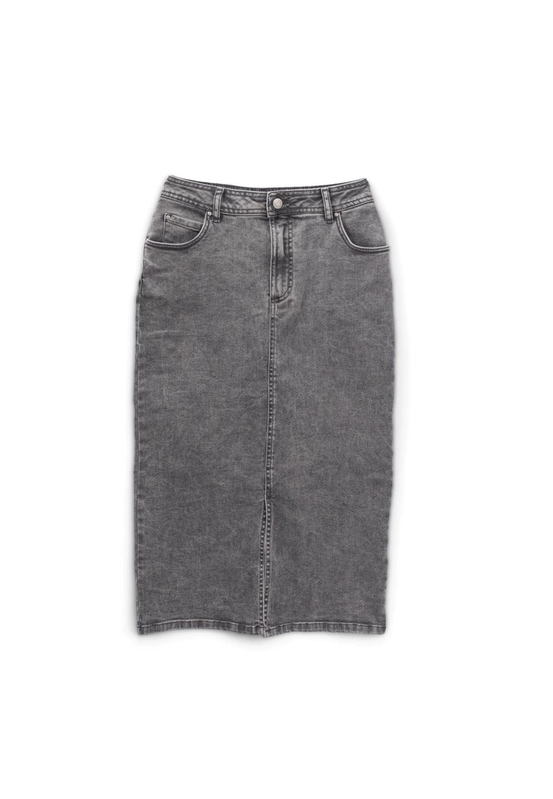 Jupe Grise IKKS - Taille 38, Style Skater, Longueur Au Genou, Occasion Très Bon état
