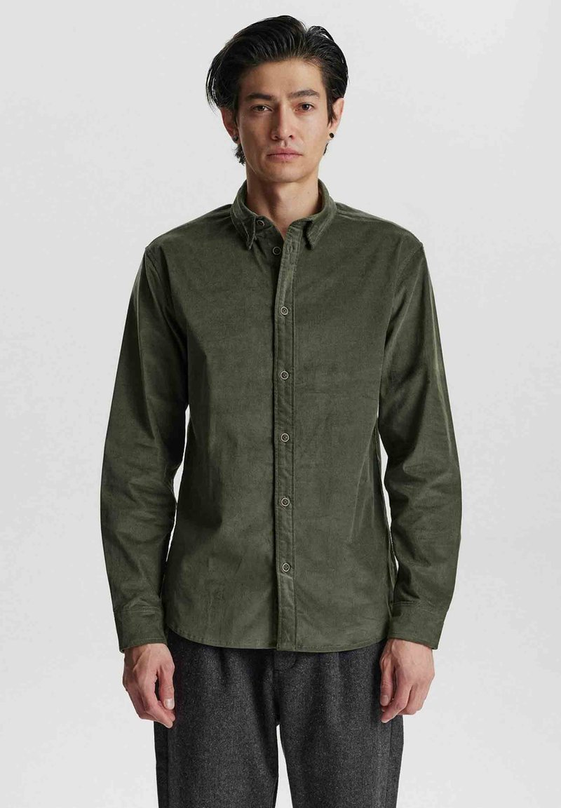 Anerkjendt LEIF SOLID - Overhemd - forest night