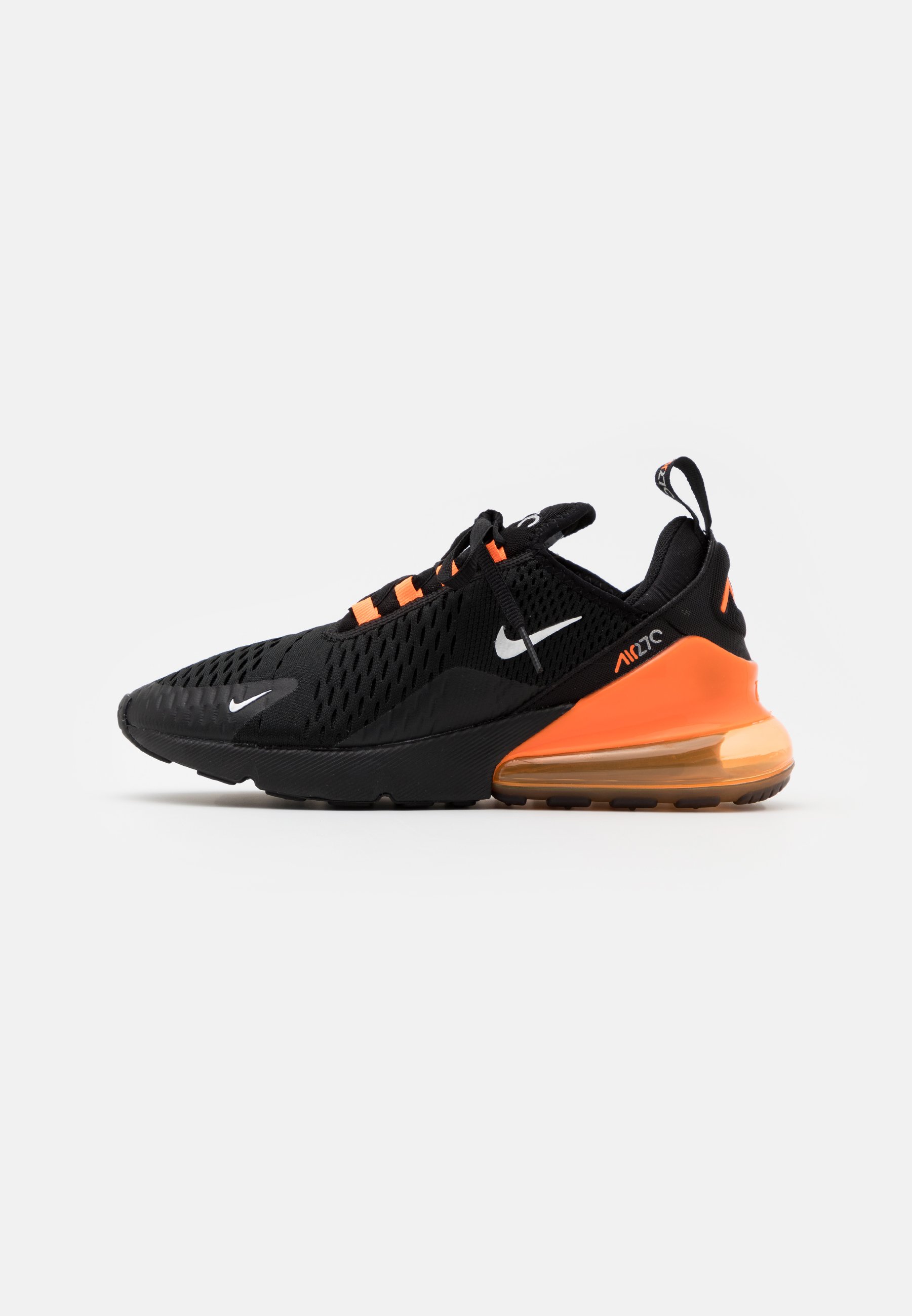 Nike Sportswear Air Max 270 Hu Unisex Sneaker Low Black Metallic Silver Laser Orange Schwarz Zalando De