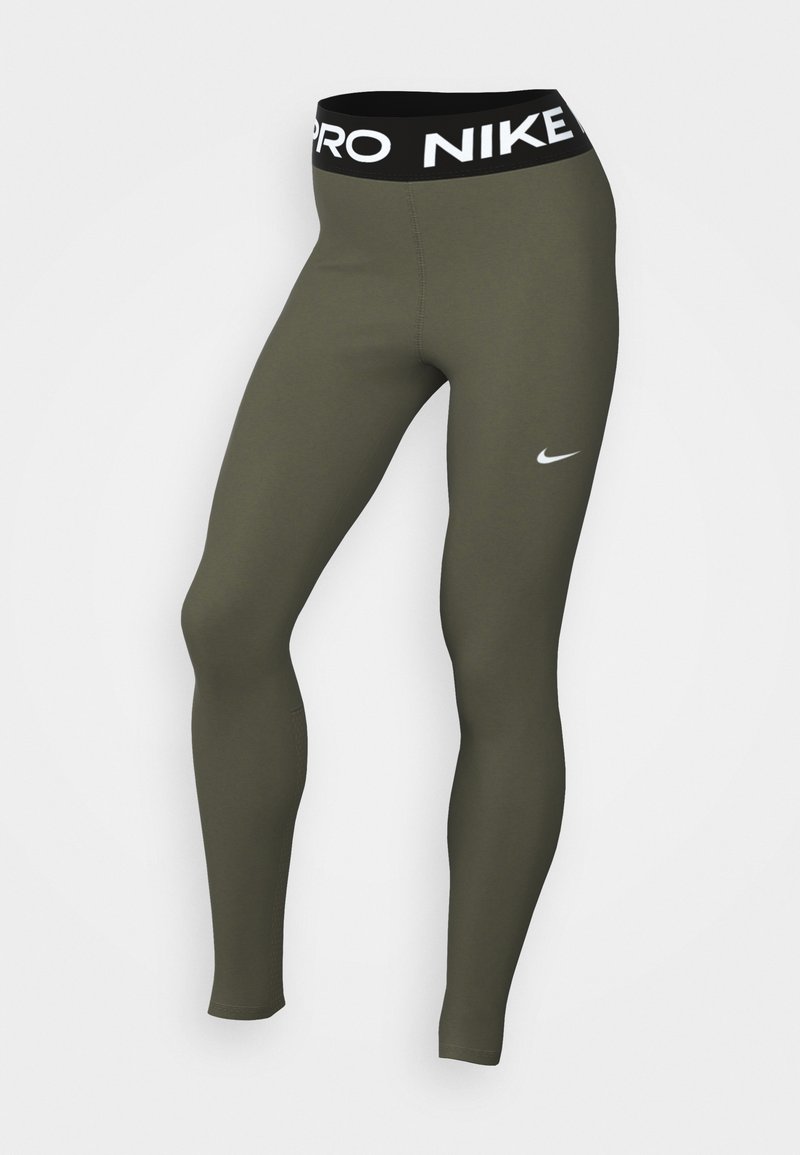 Nike Performance 365 - Leggings - medium olive/black/(white)