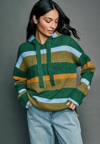 Next RELAXED FIT OVERSIZED - Sweat à capuche - green