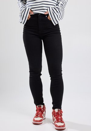 OHIO - Vaqueros pitillo - black