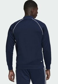 adidas Originals Športna jopa s kapuco na zadrgo - blue