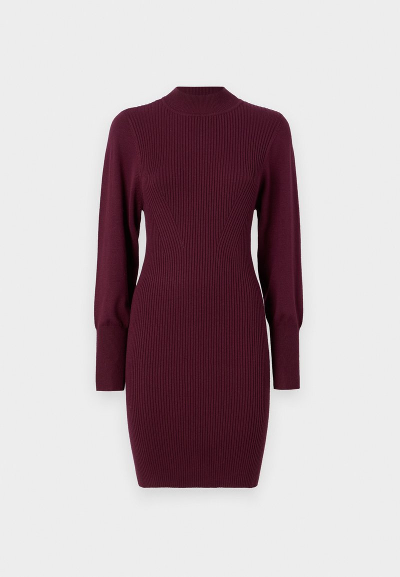 Vero Moda Gebreide jurk bordeauxrood