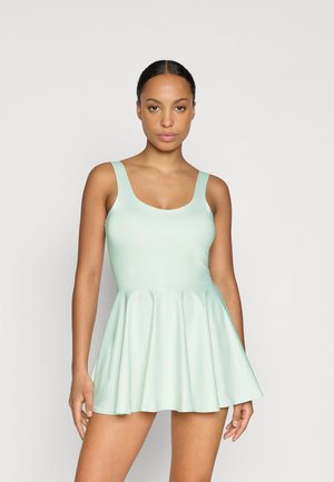 TRAINING SHINE DRESS - Sporta kleita - sage frost
