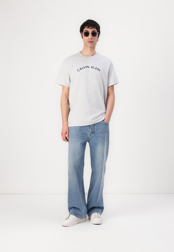 CURVE EASY TEE UNISEX  - Print T-shirt - gray violet2