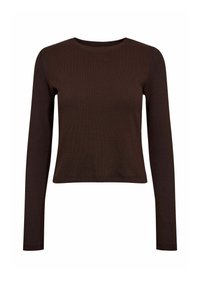 Top dugih rukava - black coffee