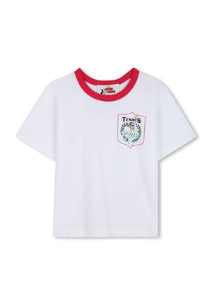 À MANCHES COURTES - T-shirt print - blanc