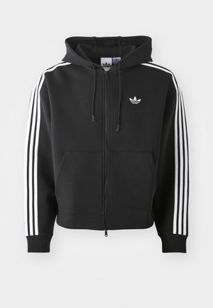 adidas Originals SPACER HOODIE - Sweatjacke - black