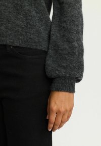Soft Rebels ALLISON O-NECK - Kardigan - dark grey melange