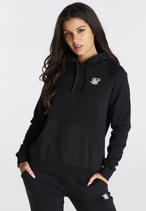 SIKSILK OVERHEAD HOODIE - Jersey con capucha - black