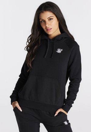 SIKSILK OVERHEAD HOODIE - Mikina s kapucí - black