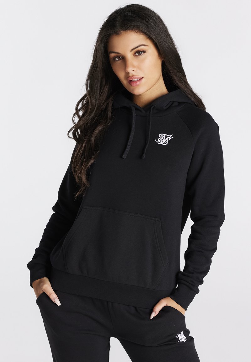 SIKSILK SIKSILK OVERHEAD HOODIE - Mikina s kapucí - black