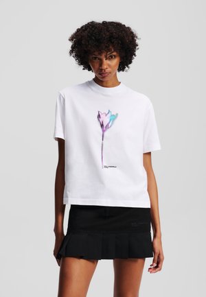 KARL LAGERFELD JEANS - T-shirt print - white