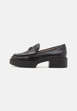 COACH LEAH QUILTED LOAFER - Loafers - black