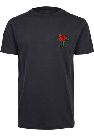 ROSE - T-Shirt print - navy