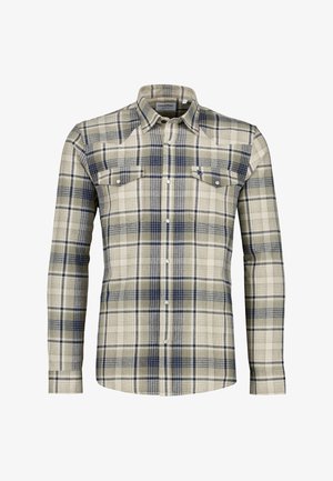 Lindbergh, LINDBERGH CHECKED BRUSHED SHIRT L/S - Camicia - army dust