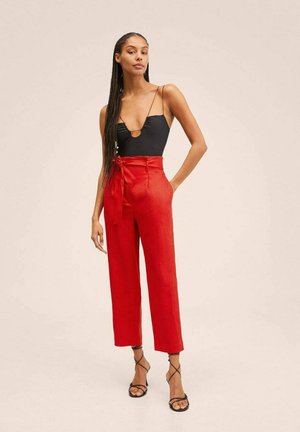 AMPABELT - Trousers - rouge