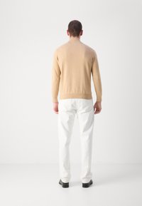 GANT CLASSIC HALF ZIP - Pulóver - khaki melange
