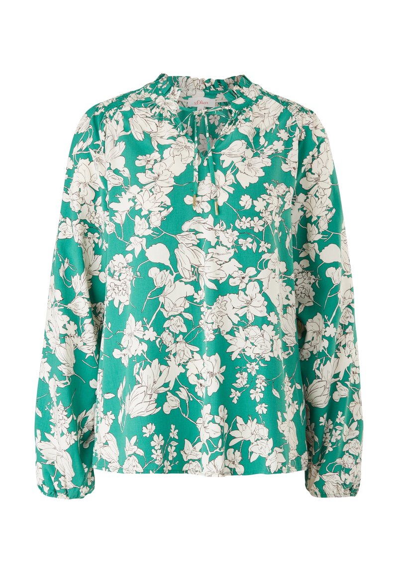 Damen Kleider | s.Oliver Tunika green aop/grün - QW30071 Damen Kleider | s.Oliver Tunika green aop/grün - QW30071