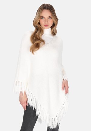 PONCHO - Cape - offwhite