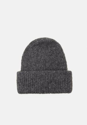 PCBERA HOOD - Mössa - dark grey melange