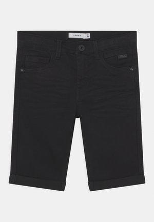 NKMSOFUS - Shorts vaqueros - black denim