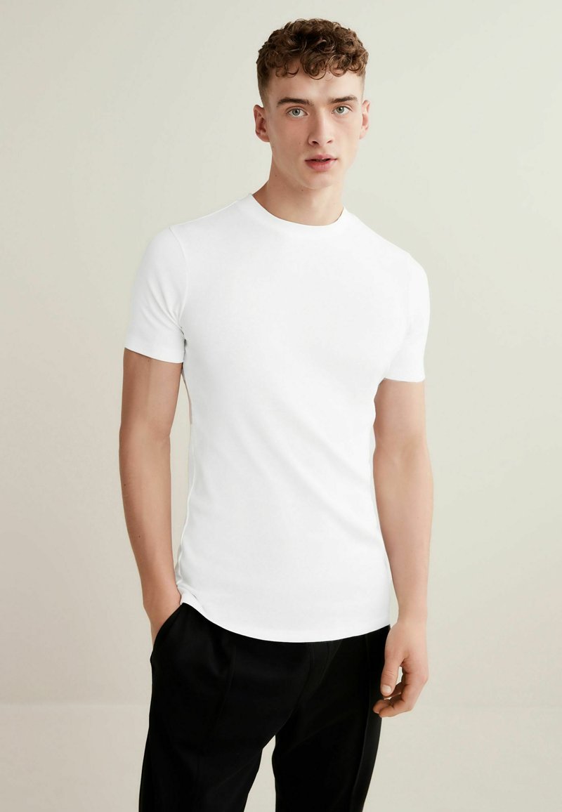 Next ESSENTIAL CREW NECK MUSCLE FIT TSHIRT Tshirts basic white