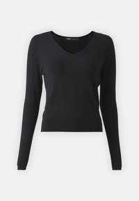 ONLVENICE LIFE VNECK - Džemperis - black
