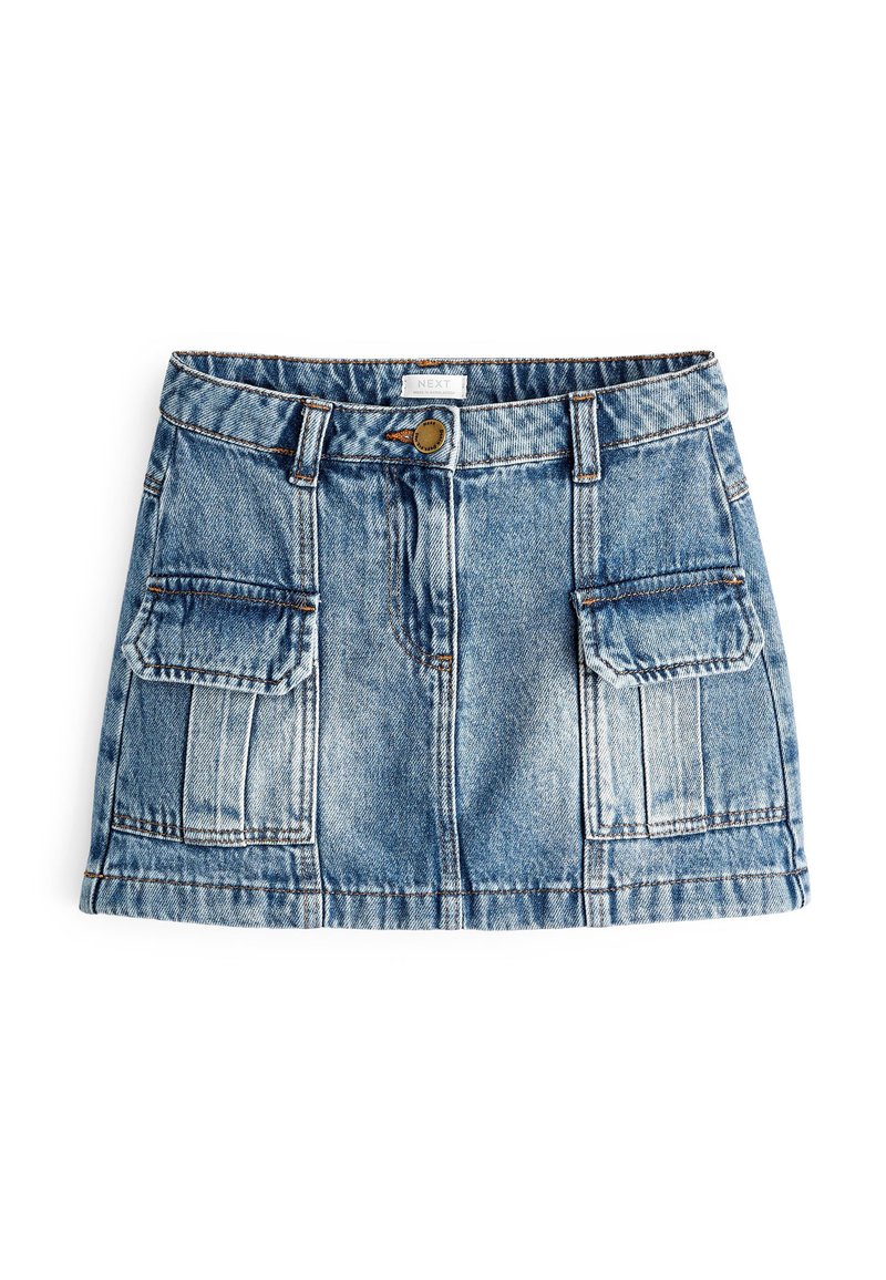 Next - CARGO SKIRT - Falda acampanada - denim blue, Ampliar