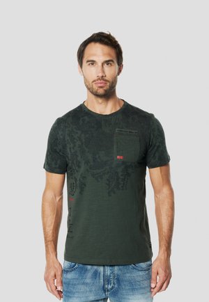 SHORT SLEEVES  - Camiseta estampada - kaki   khaki