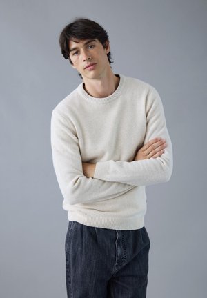 Casual Friday KARL CREW NECK BOUNTY  - Jumper - light sand melange