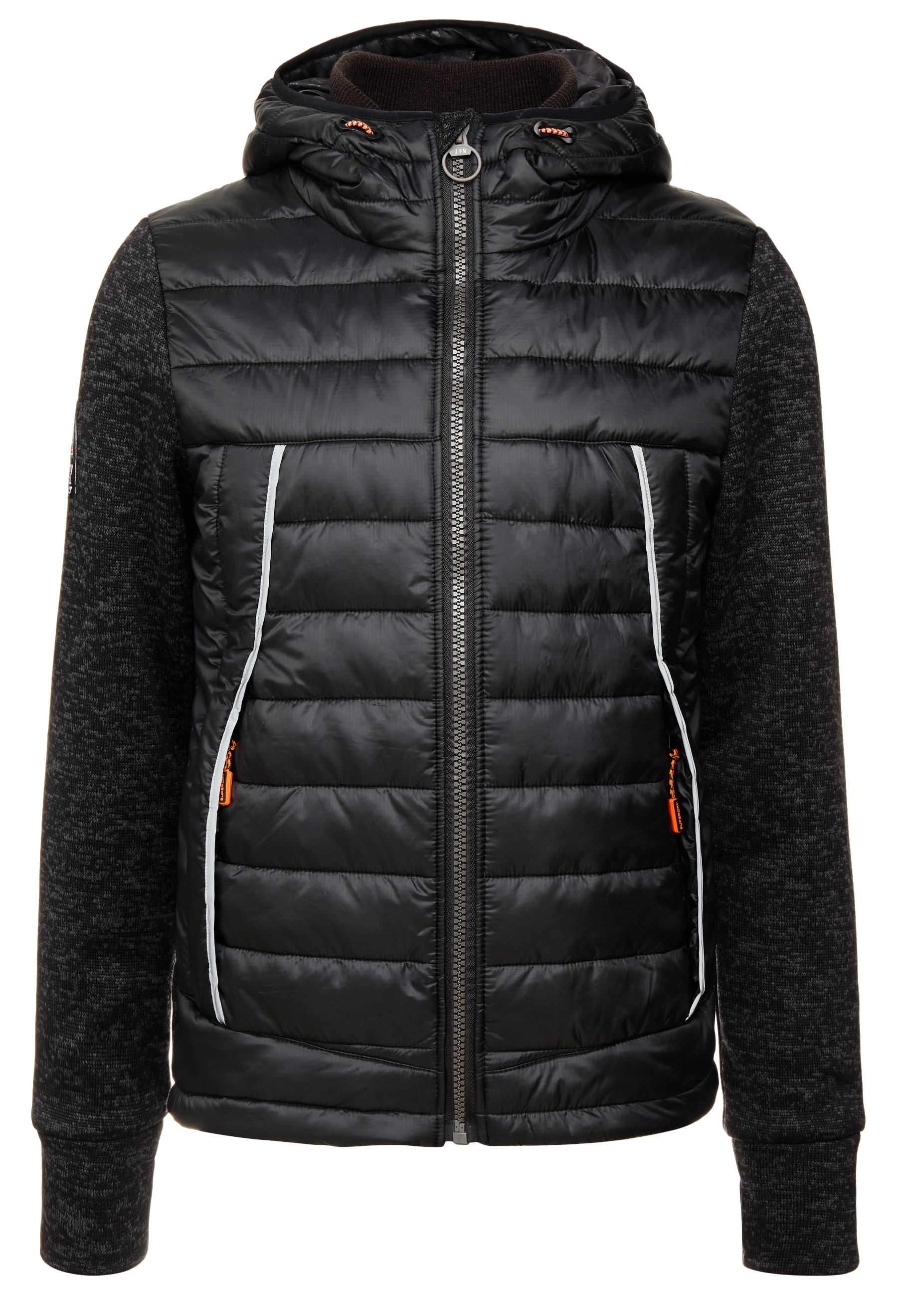 Superdry STORM FLASH HYBRID Lett jakke black heather Superdry STORM FLASH HYBRID Lett jakke black heather