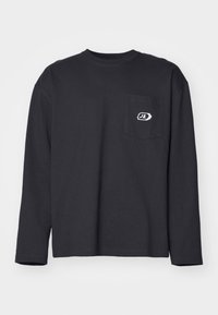 WALSH POCKET TEE - Topper langermet - washed black